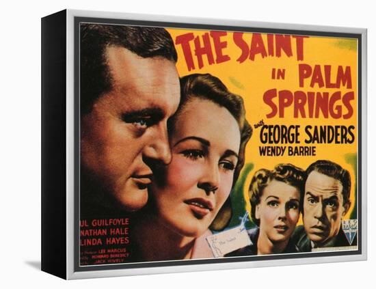 The Saint in Palm Springs, 1941-null-Framed Stretched Canvas
