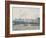 The Saint-Sever Bridge, Rouen: Mist, 1896-Camille Pissarro-Framed Giclee Print