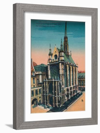 The Sainte-Chapelle (Holy Chapel), Paris, c1920-Unknown-Framed Giclee Print