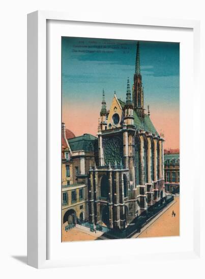 The Sainte-Chapelle (Holy Chapel), Paris, c1920-Unknown-Framed Giclee Print