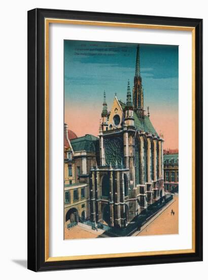 The Sainte-Chapelle (Holy Chapel), Paris, c1920-Unknown-Framed Giclee Print