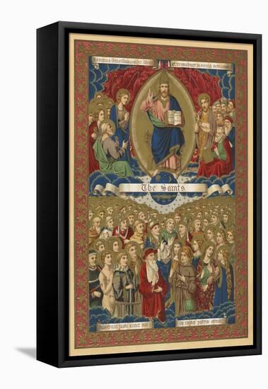 The Saints-English School-Framed Premier Image Canvas