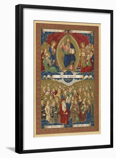 The Saints-English School-Framed Giclee Print