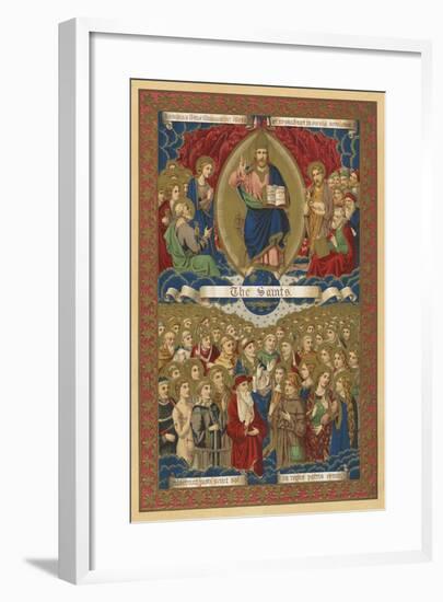 The Saints-English School-Framed Giclee Print