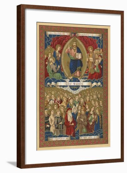 The Saints-English School-Framed Giclee Print