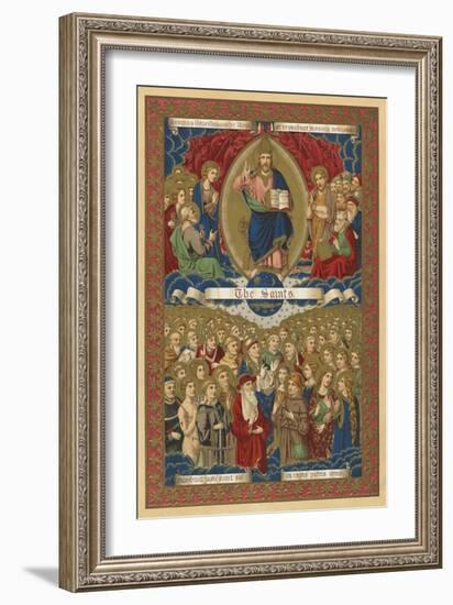 The Saints-English School-Framed Giclee Print