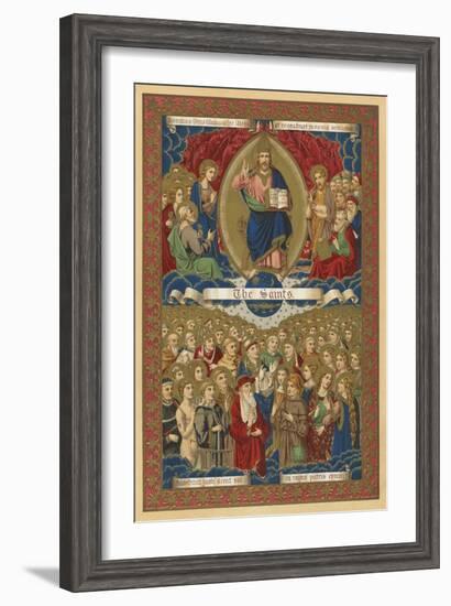 The Saints-English School-Framed Giclee Print