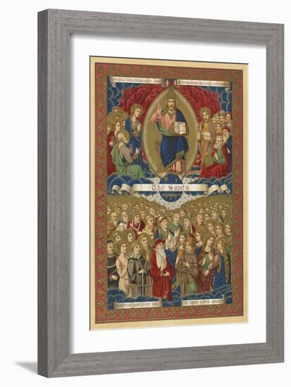 The Saints-English School-Framed Giclee Print