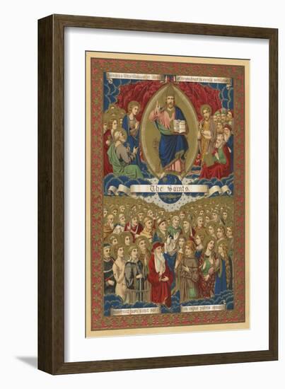 The Saints-English School-Framed Giclee Print