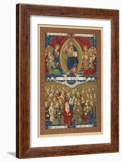 The Saints-English School-Framed Giclee Print