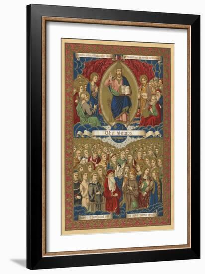 The Saints-English School-Framed Giclee Print