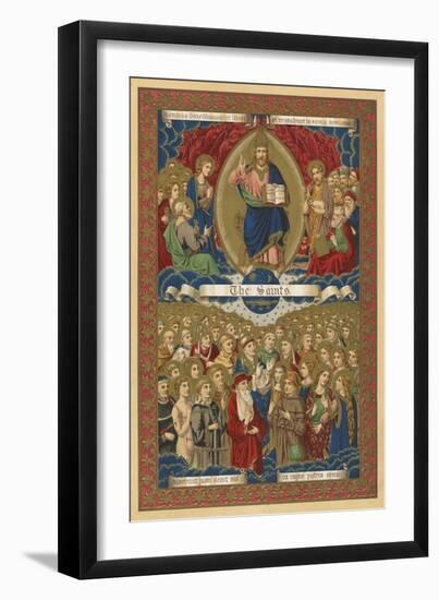 The Saints-English School-Framed Giclee Print