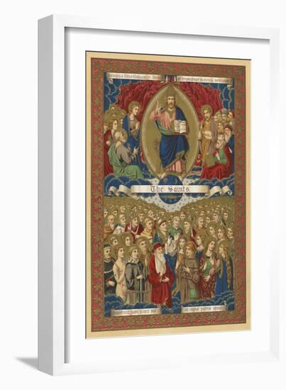 The Saints-English School-Framed Giclee Print