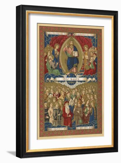 The Saints-English School-Framed Giclee Print