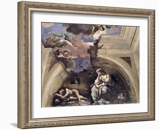 The "Sala Di Aurora" Detail of an Allegory of Night, 1621-Guercino (Giovanni Francesco Barbieri)-Framed Giclee Print