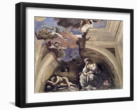 The "Sala Di Aurora" Detail of an Allegory of Night, 1621-Guercino (Giovanni Francesco Barbieri)-Framed Giclee Print