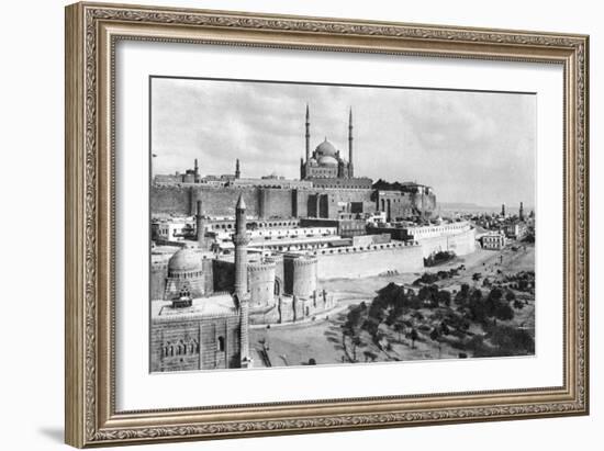 The Saladin Citadel, Cairo, Egypt, C1920S-null-Framed Giclee Print