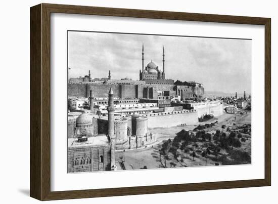 The Saladin Citadel, Cairo, Egypt, C1920S-null-Framed Giclee Print