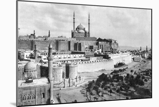 The Saladin Citadel, Cairo, Egypt, C1920S-null-Mounted Giclee Print