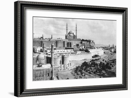 The Saladin Citadel, Cairo, Egypt, C1920S-null-Framed Giclee Print