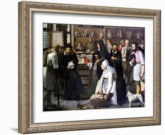 The Sale of Nature, C1584-1637-Pieter Brueghel the Younger-Framed Giclee Print