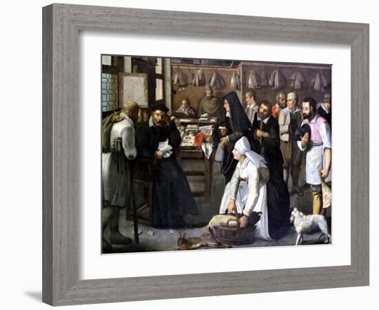 The Sale of Nature, C1584-1637-Pieter Brueghel the Younger-Framed Giclee Print
