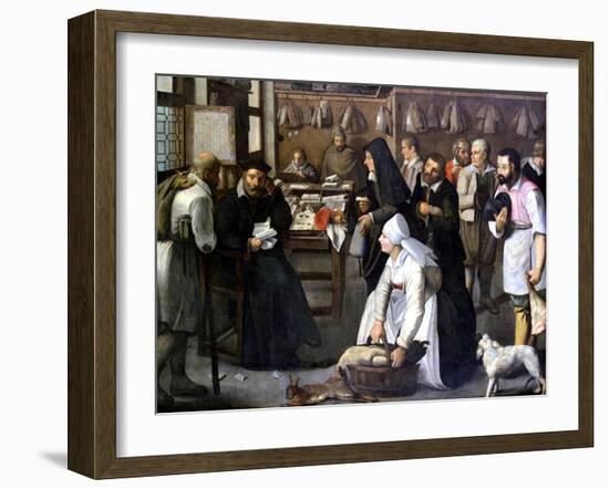 The Sale of Nature, C1584-1637-Pieter Brueghel the Younger-Framed Giclee Print