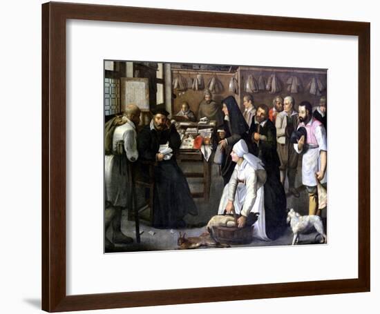 The Sale of Nature, C1584-1637-Pieter Brueghel the Younger-Framed Giclee Print