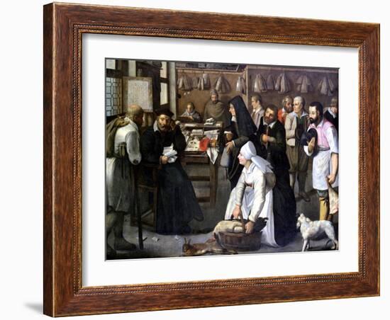 The Sale of Nature, C1584-1637-Pieter Brueghel the Younger-Framed Giclee Print