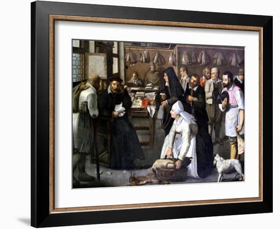 The Sale of Nature, C1584-1637-Pieter Brueghel the Younger-Framed Giclee Print