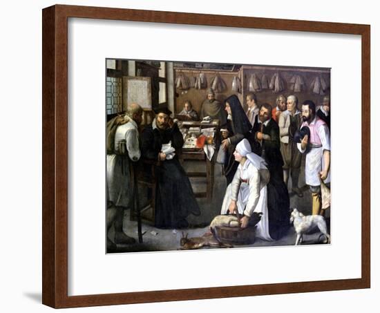 The Sale of Nature, C1584-1637-Pieter Brueghel the Younger-Framed Giclee Print