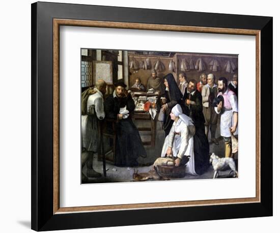 The Sale of Nature, C1584-1637-Pieter Brueghel the Younger-Framed Giclee Print