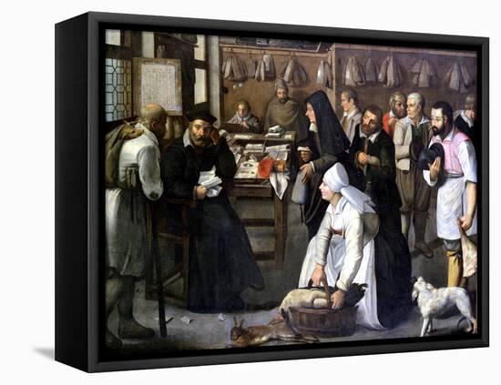 The Sale of Nature, C1584-1637-Pieter Brueghel the Younger-Framed Premier Image Canvas