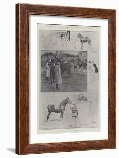 The Sale of the King's Horses at Sandringham, 4 February-Ralph Cleaver-Framed Giclee Print