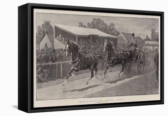 The Sale of the King's Horses at Wolferton, a Tandem Pair-John Charlton-Framed Premier Image Canvas