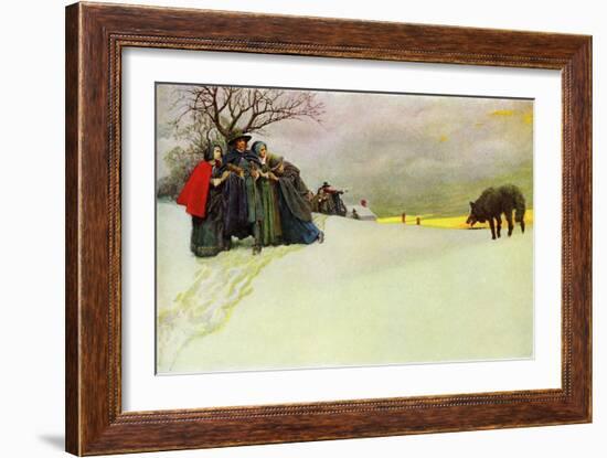 The Salem wolf-Howard Pyle-Framed Giclee Print