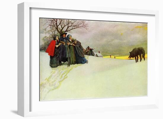 The Salem wolf-Howard Pyle-Framed Giclee Print