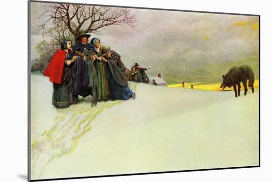 The Salem wolf-Howard Pyle-Mounted Giclee Print