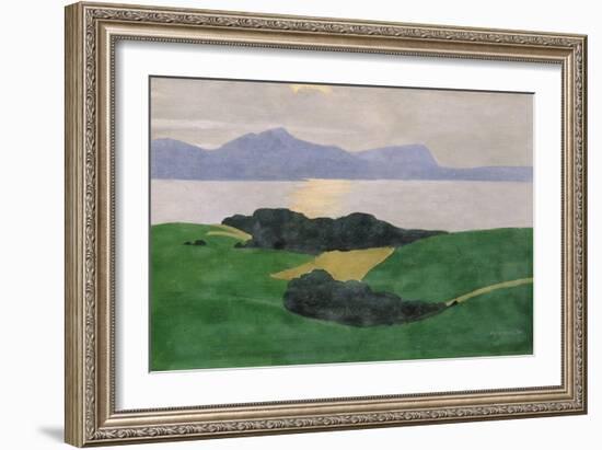 The Saleve and the Lake, 1900-Félix Vallotton-Framed Giclee Print