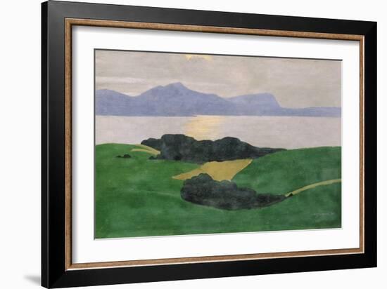 The Saleve and the Lake, 1900-Félix Vallotton-Framed Giclee Print