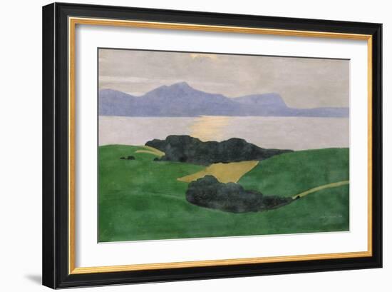 The Saleve and the Lake, 1900-Félix Vallotton-Framed Giclee Print