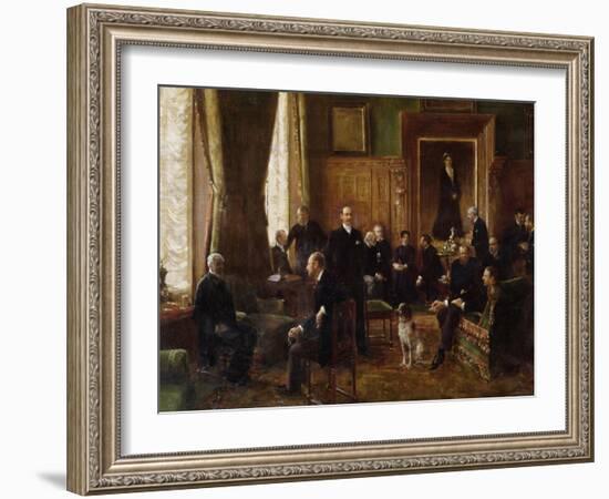 The Salon of the Countess Potocka, 1887-Jean Béraud-Framed Giclee Print