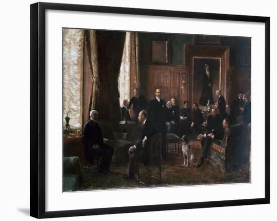 The Salon of the Countess Potocka, 1887-Jean Beraud-Framed Giclee Print