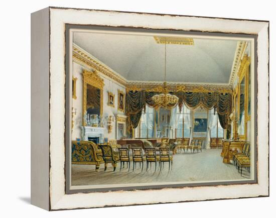 The Saloon, Devonshire House-William Henry Hunt-Framed Premier Image Canvas