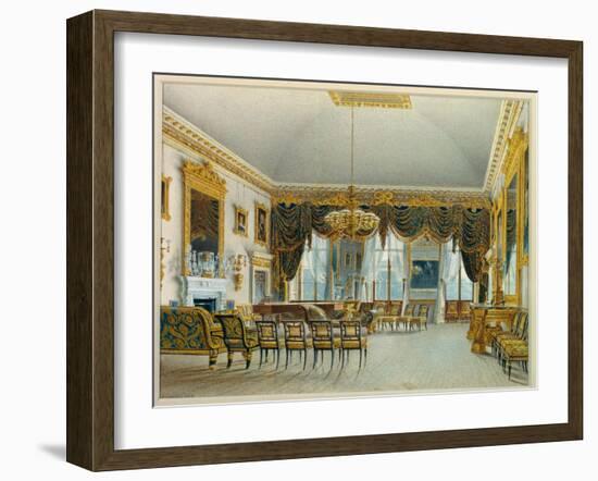 The Saloon, Devonshire House-William Henry Hunt-Framed Giclee Print