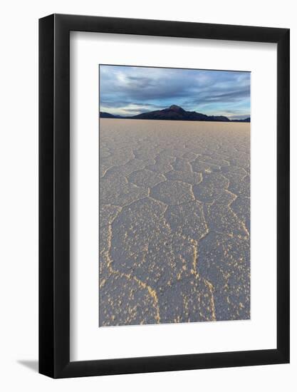 The salt flats near Coqueza, a small town near the Thunupa Volcano, Salar de Uyuni-Michael Nolan-Framed Photographic Print