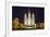 The Salt Lake Temple at Night-Michael Nolan-Framed Photographic Print