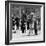 The Salvation Army Band Playing Their Instruments on the City Street-Bernard Hoffman-Framed Photographic Print
