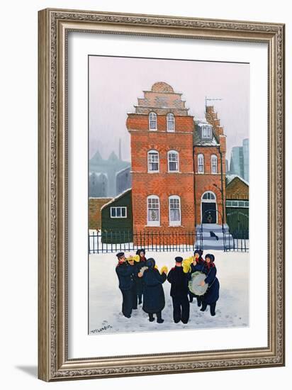 The Salvation Army Band-Margaret Loxton-Framed Giclee Print