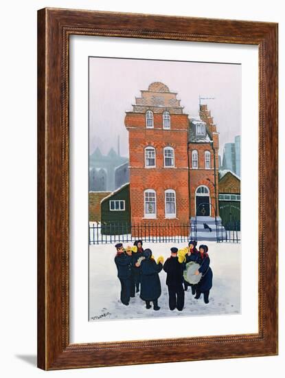 The Salvation Army Band-Margaret Loxton-Framed Giclee Print